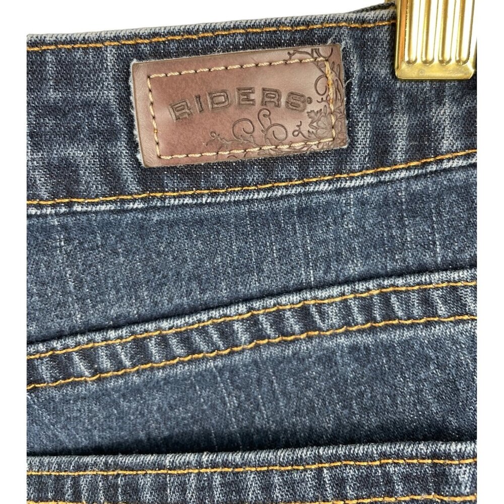 Riders Bootcut Womens Size 12 M Dark Blue Denim Jeans - Picture 4 of 9